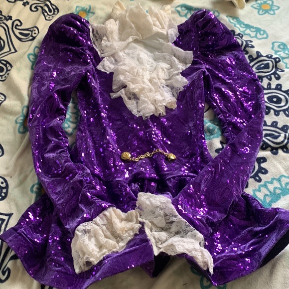 PRINCE Purple rain sequin costume- also David Bowie Labrynth - vampire costume - Picture 5 of 5